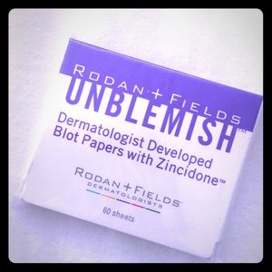 Rodan and Fields unblemish blot paper